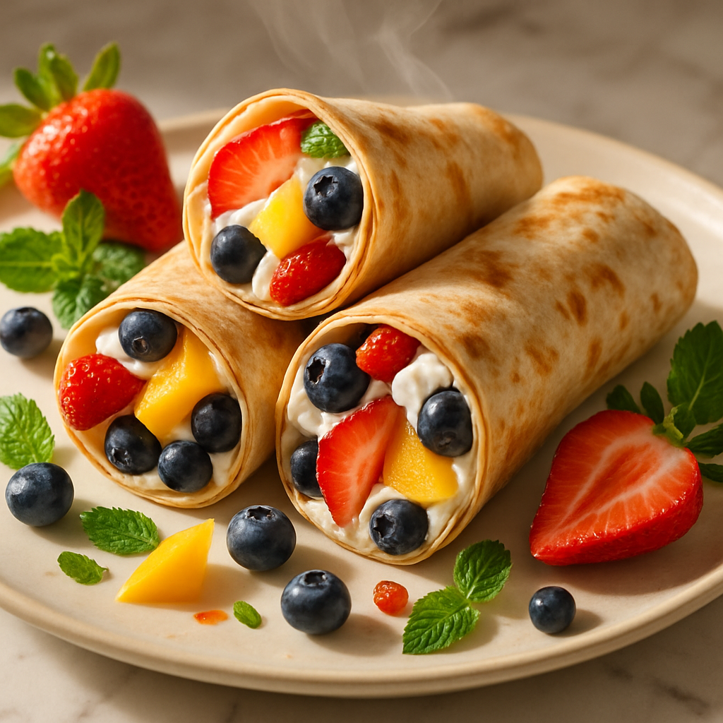 Cream Cheese Fruit Wraps