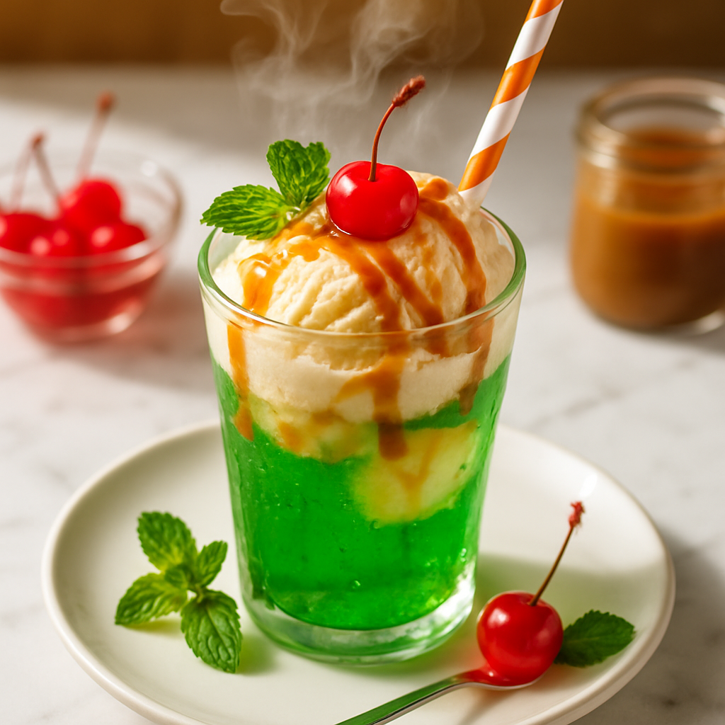 Cream Soda Caramel Float