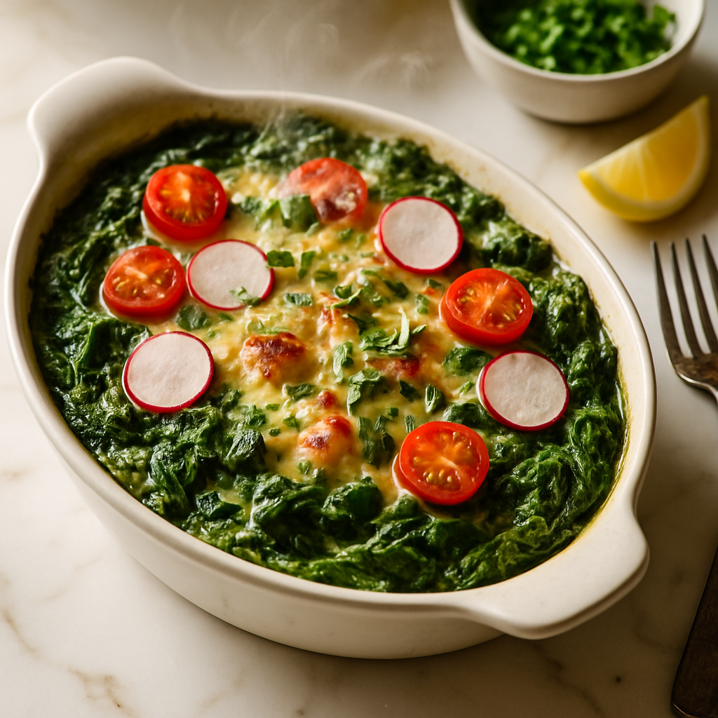 Creamed Spinach Bake