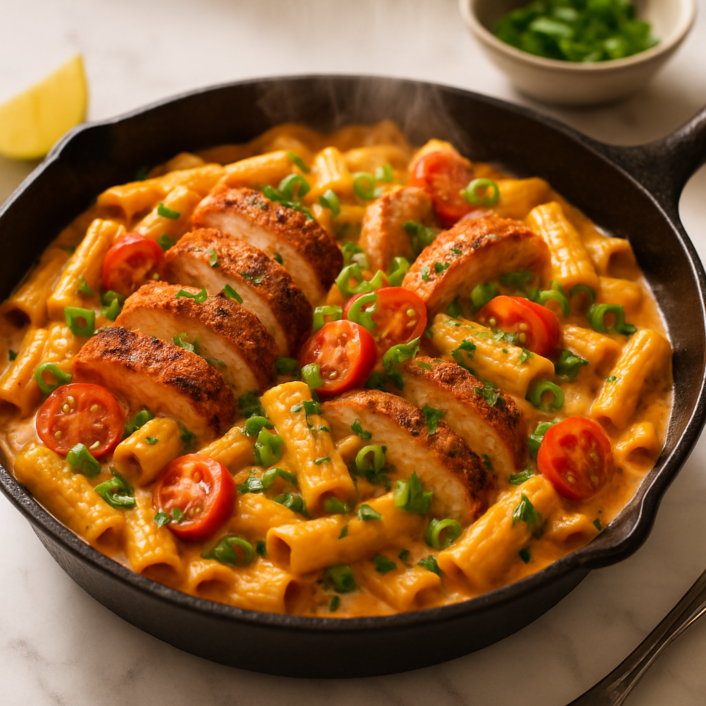 Creamy Cajun Pasta Skillet