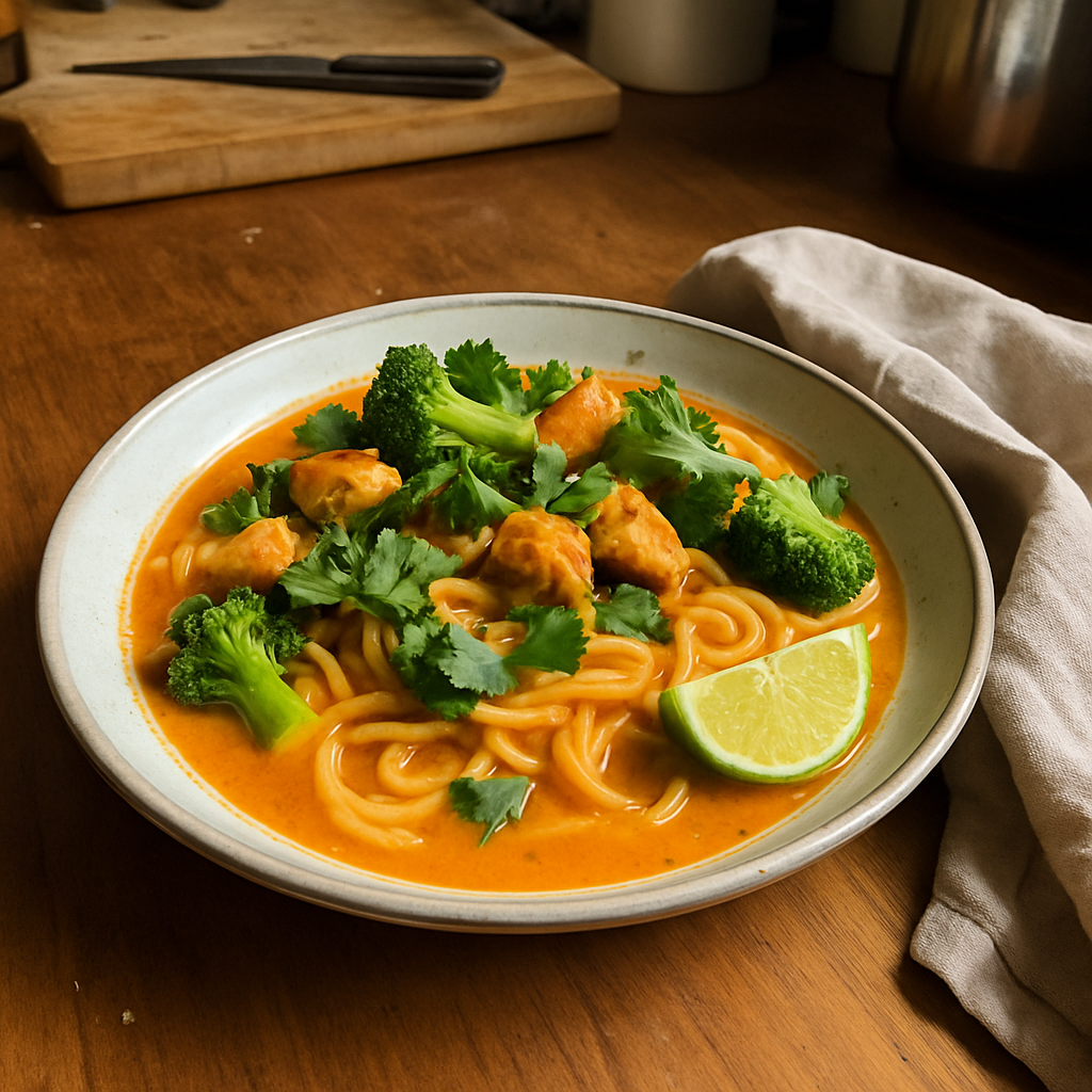 This Creamy Coconut Curry Noodle Bowl Will Transport You to Thailand