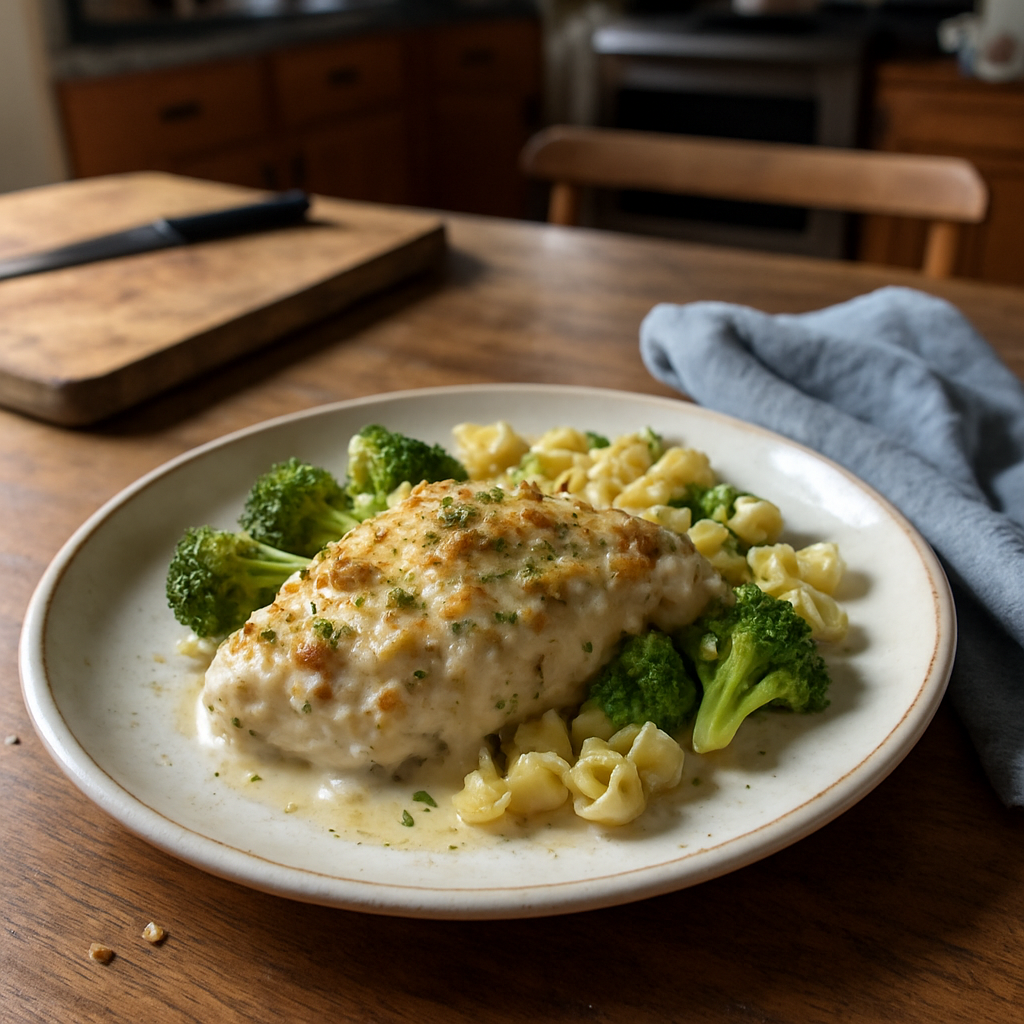 The Creamy Garlic Parmesan Chicken Bake That Will Change Dinner Forever