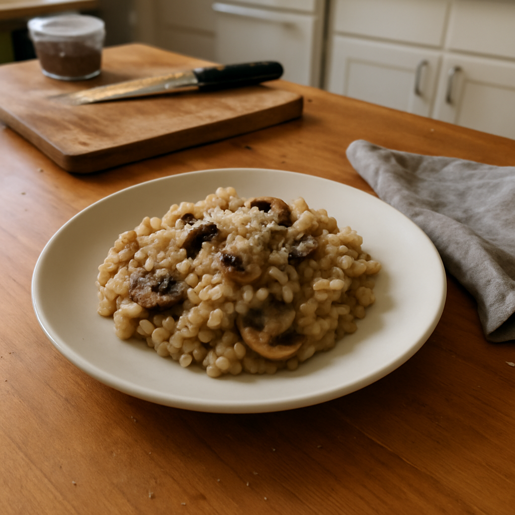 Indulge in This Creamy Gluten-Free Mushroom Risotto That Will Wow Your Guests