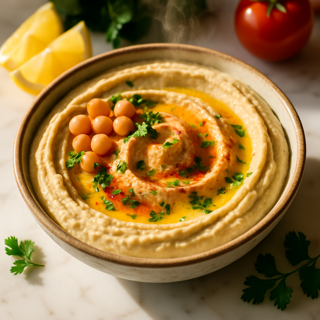 Creamy Homemade Hummus
