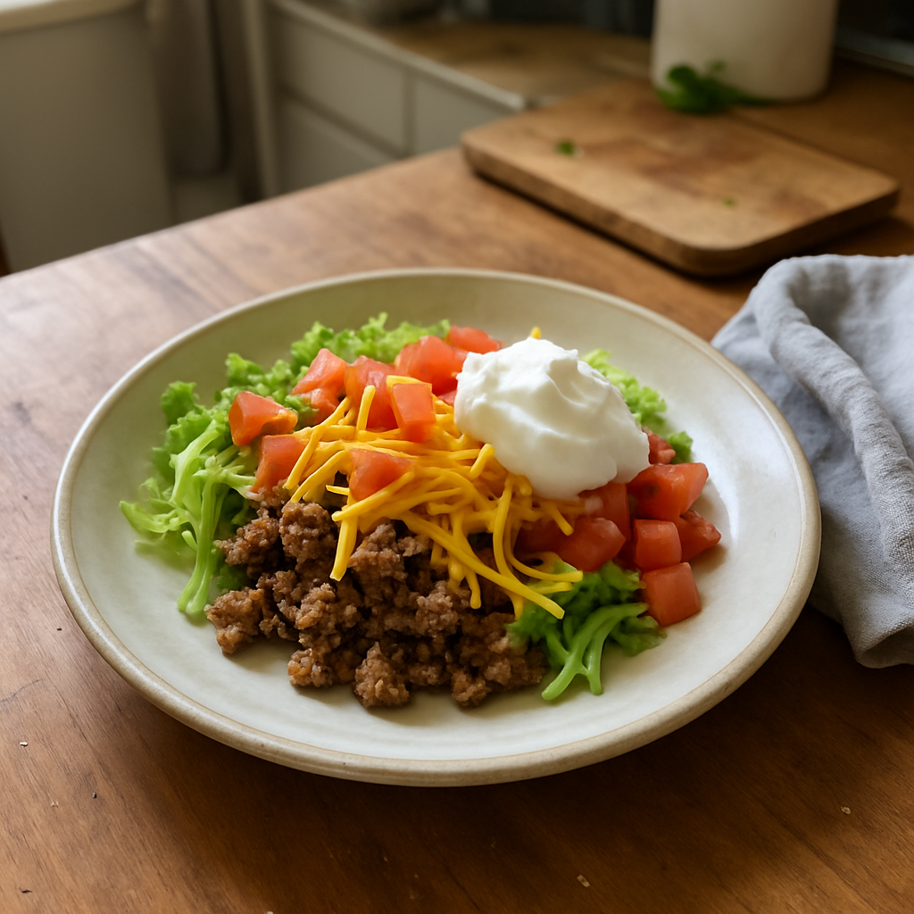 The Creamy Keto Taco Bowl That Will Make You Forget About Tortillas