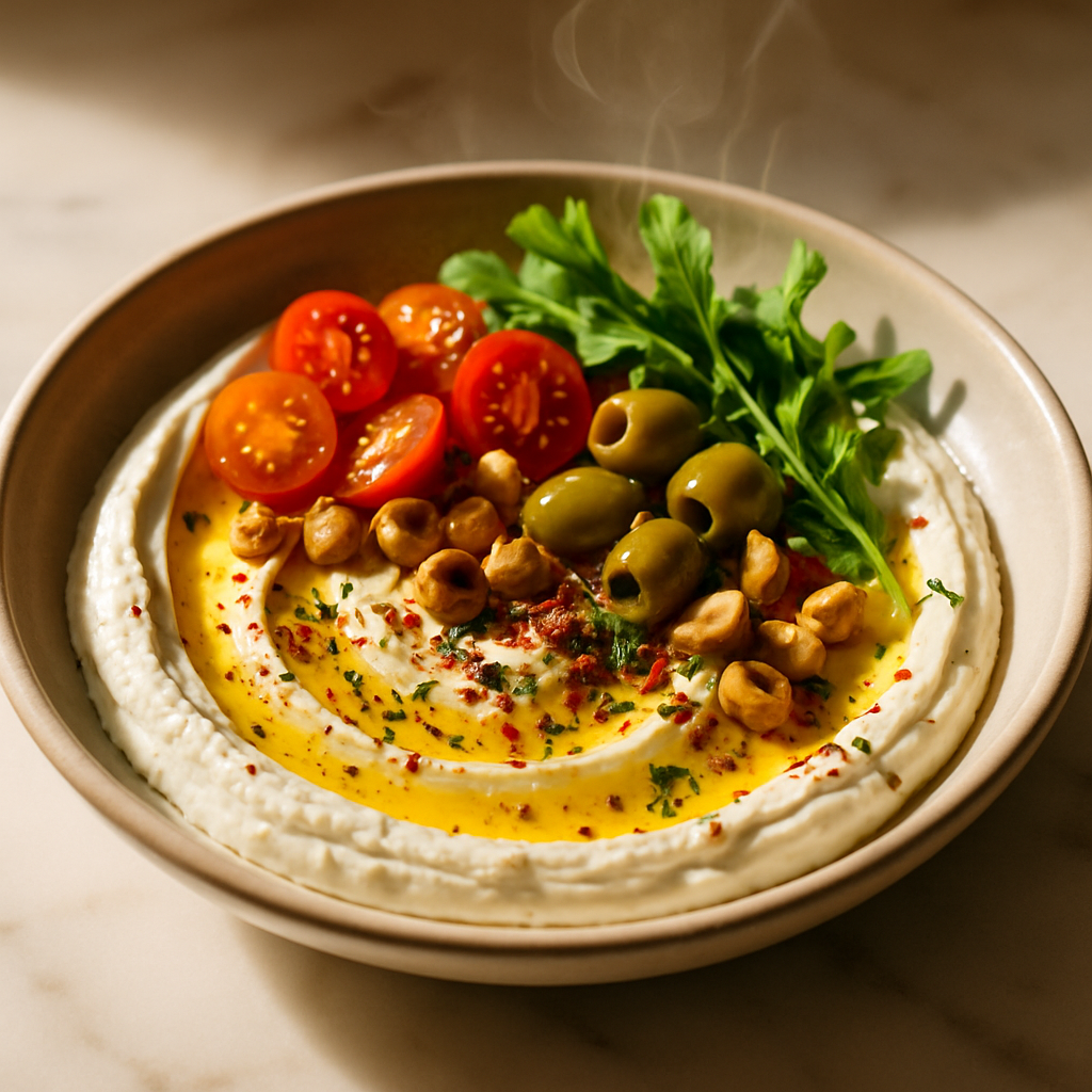Creamy Labneh Bowl with Toppings