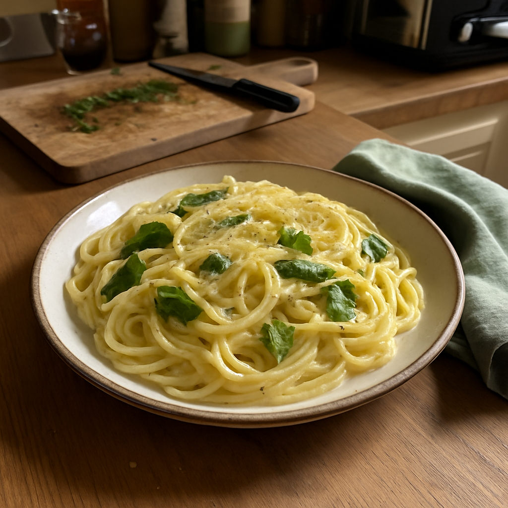 This Creamy Lemon Basil Pasta Will Change Your Summer Dinners Forever