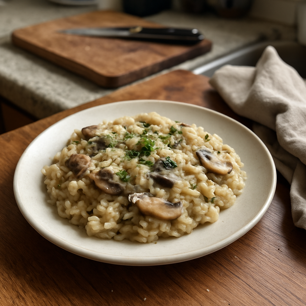 The Creamy Mushroom Risotto That Will Change Your Dinner Routine