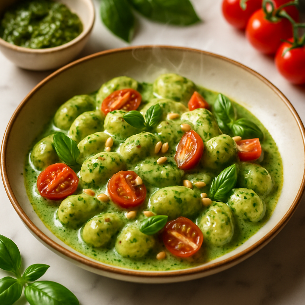 Creamy Pesto Gnocchi