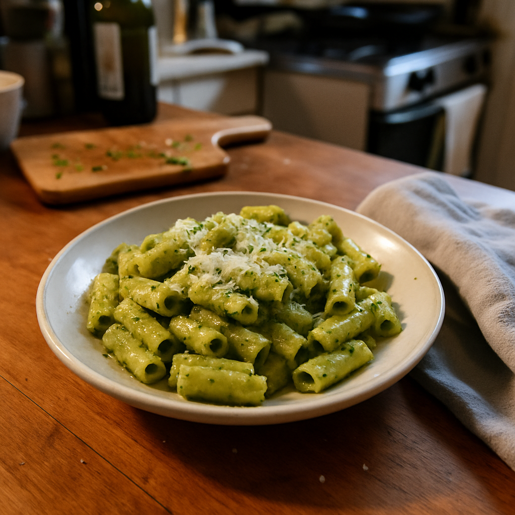 This Creamy Pesto Pasta Will Make You Rethink Weeknight Dinners Forever