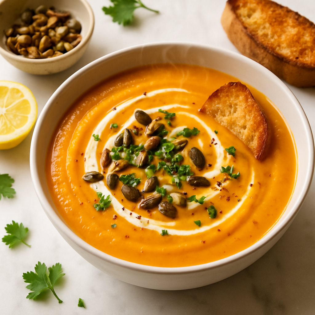Creamy Roasted Butternut Squash Soup