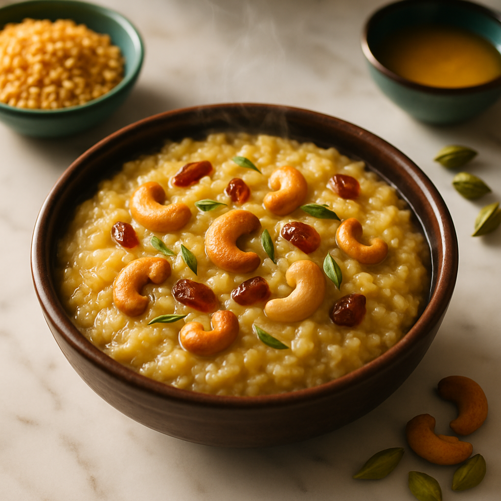 Creamy Sweet Pongal