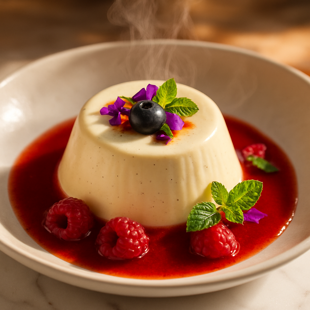 Creamy Vanilla Panna Cotta