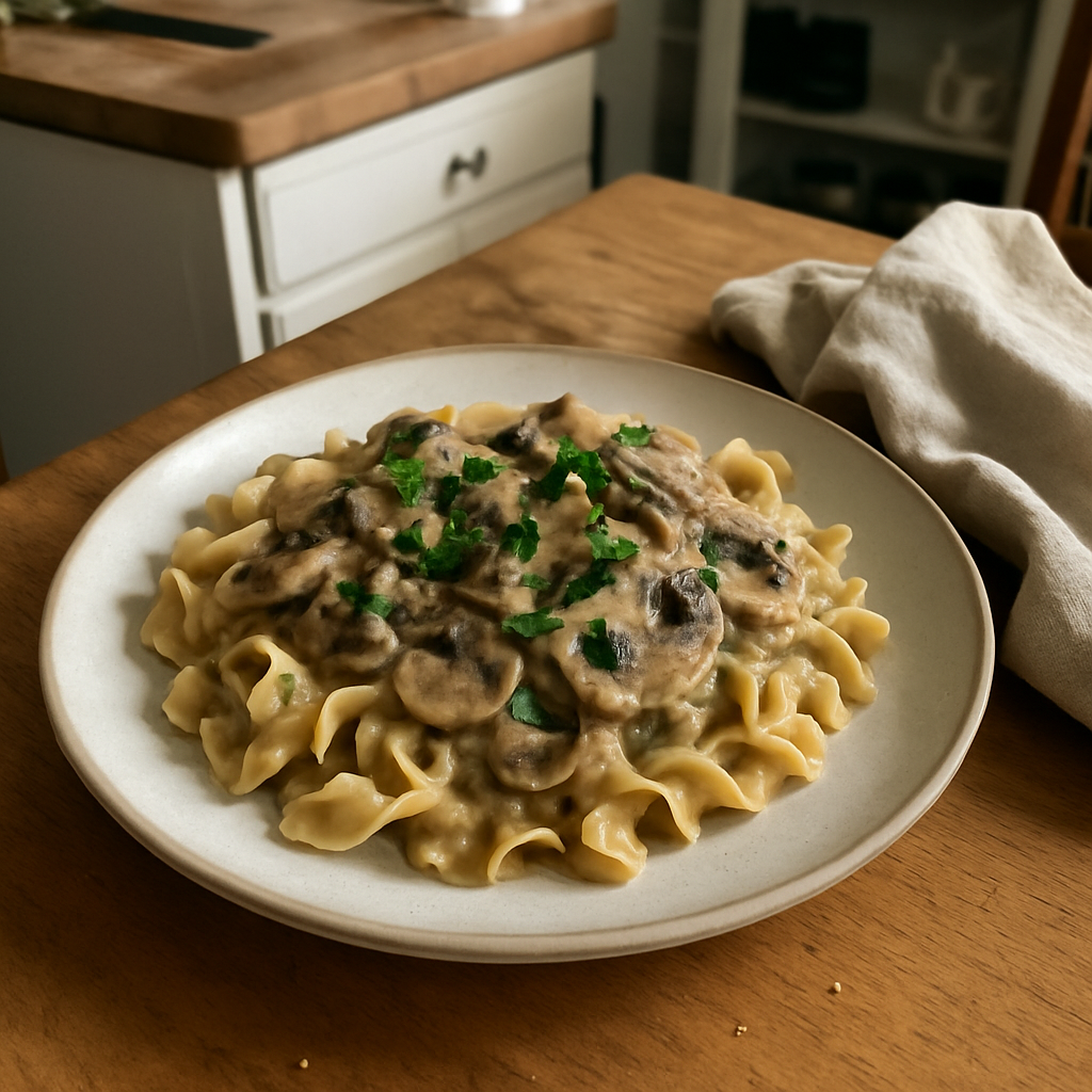 This Creamy Vegan Mushroom Stroganoff Will Make You Forget Its Dairy-Free