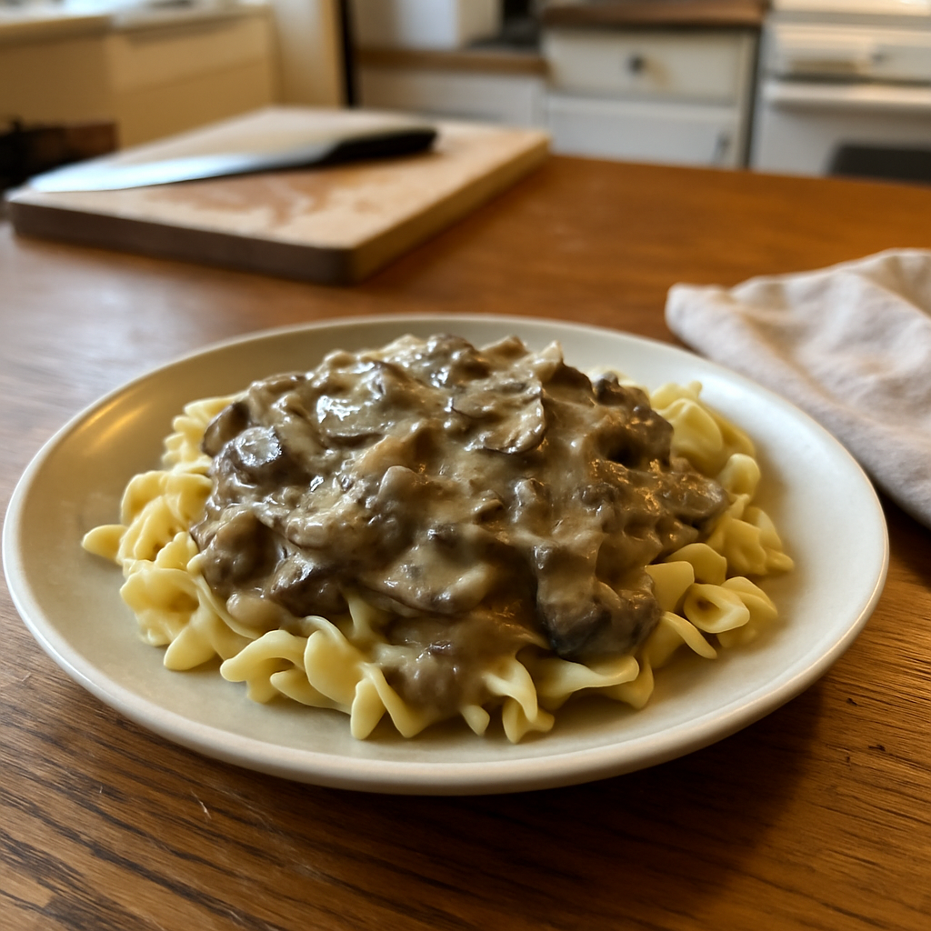 The Ultimate Creamy Vegan Mushroom Stroganoff That Will Make You Forget Dairy