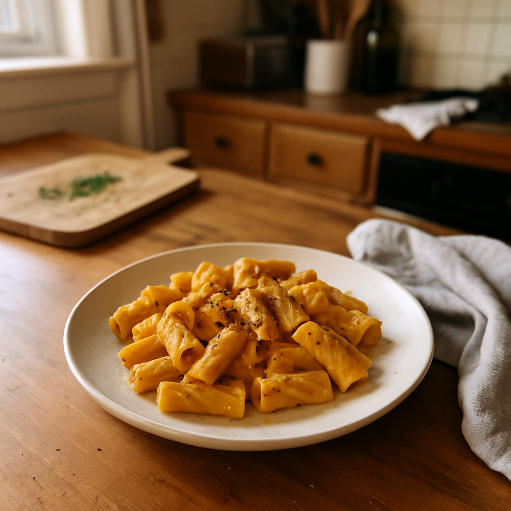 The Creamy Vegan Pumpkin Pasta That Will Spice Up Your Dinner Routine