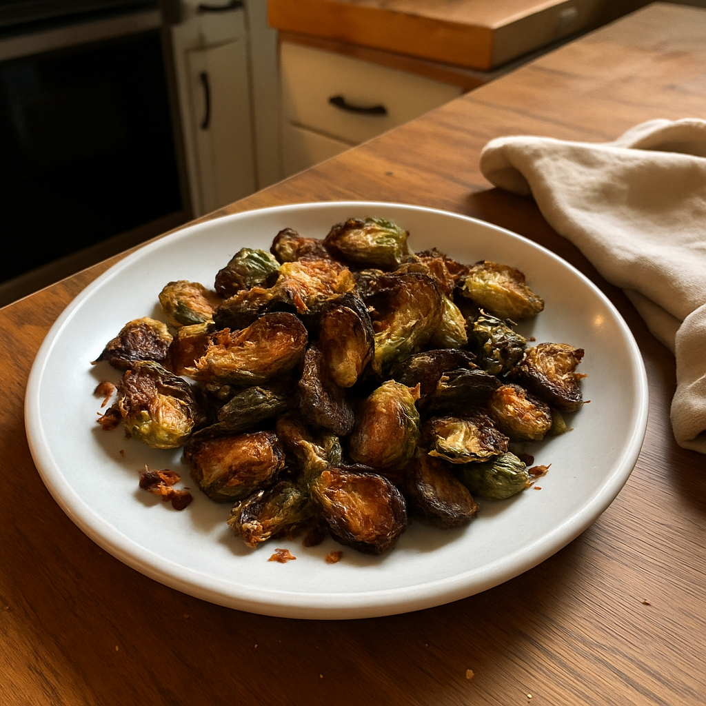 The Crispy Air Fryer Brussels Sprouts That Will Change Your Mind About Vegetables