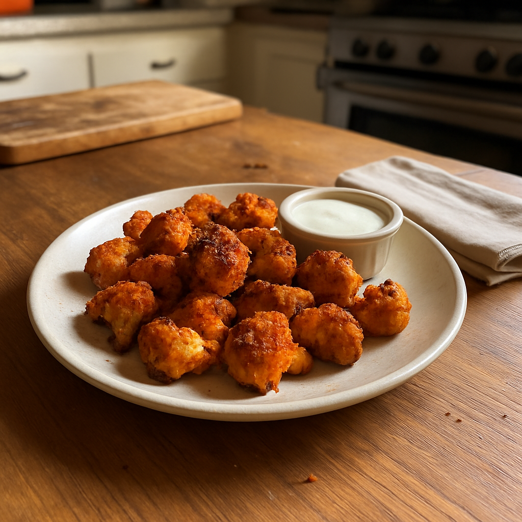 Unbelievably Crispy Air Fryer Buffalo Cauliflower Bites Thatll Steal the Show