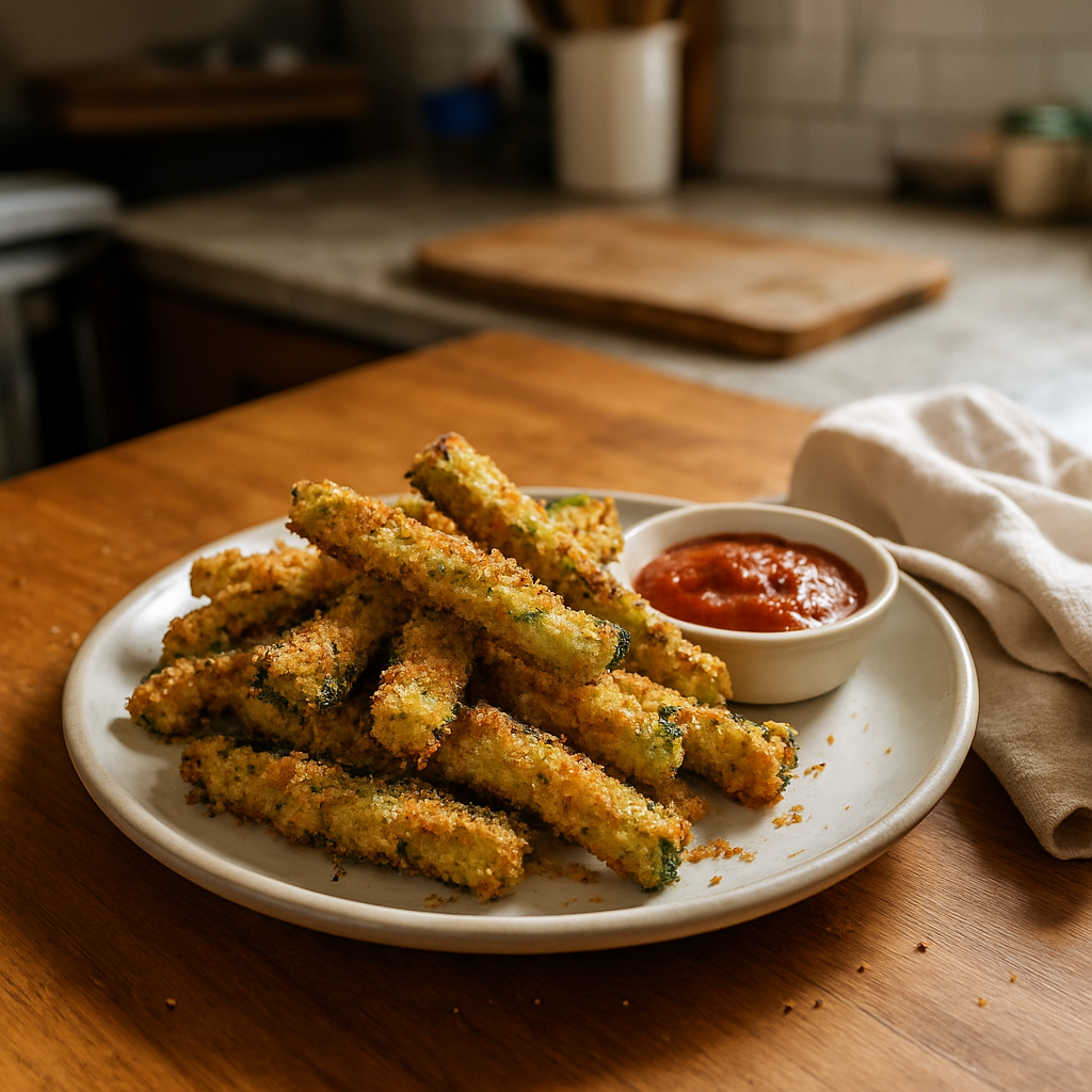 The Crispy Air Fryer Parmesan Zucchini Fries That Will Change Your Appetizer Game