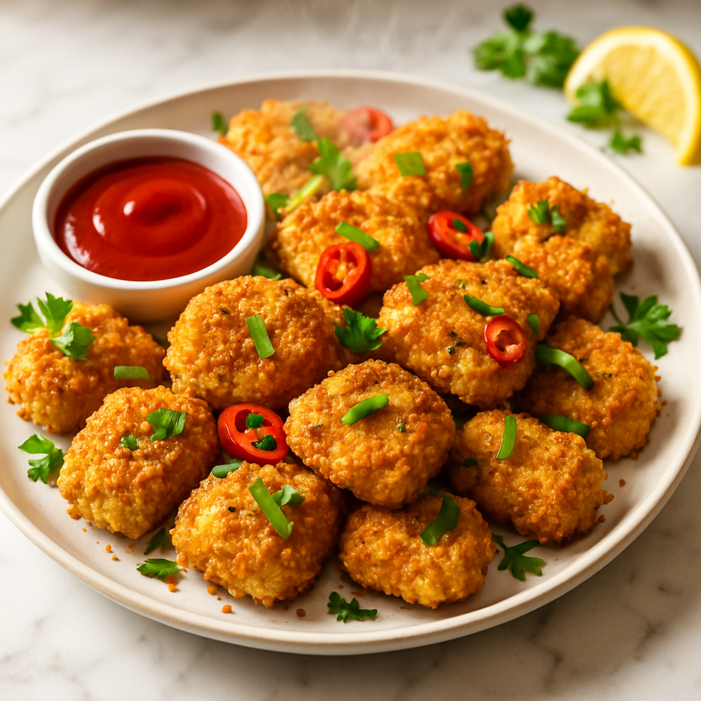 Crispy Baked Chicken Nuggets