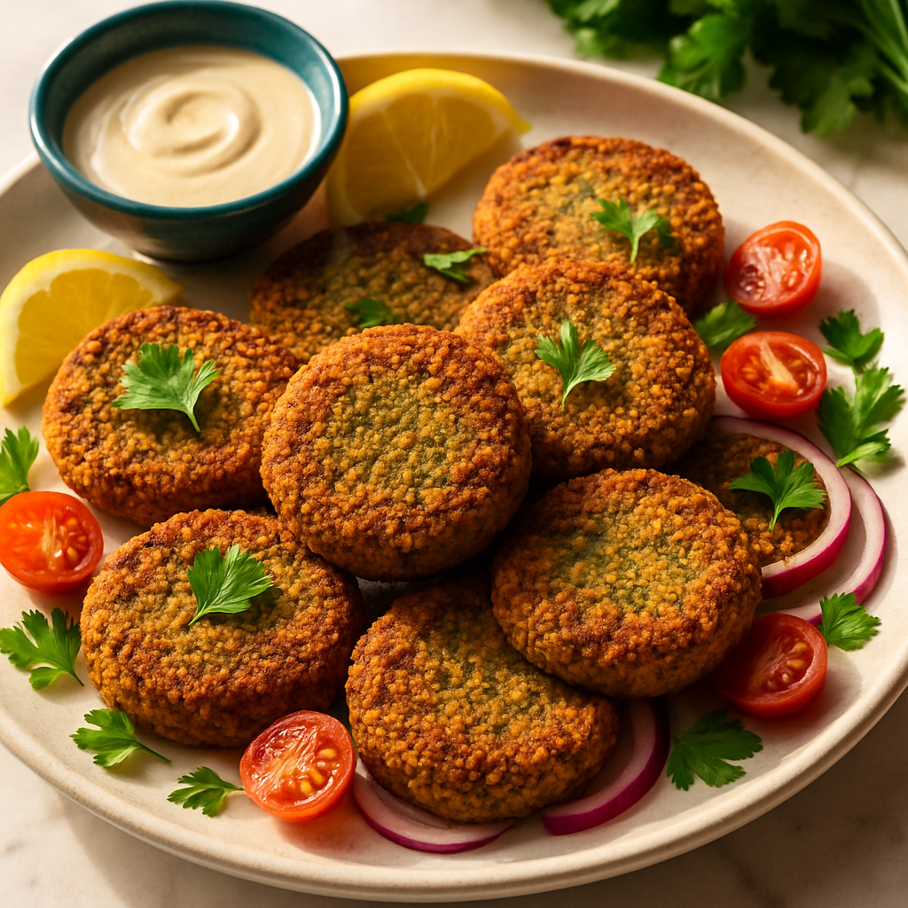 Crispy Baked Falafel