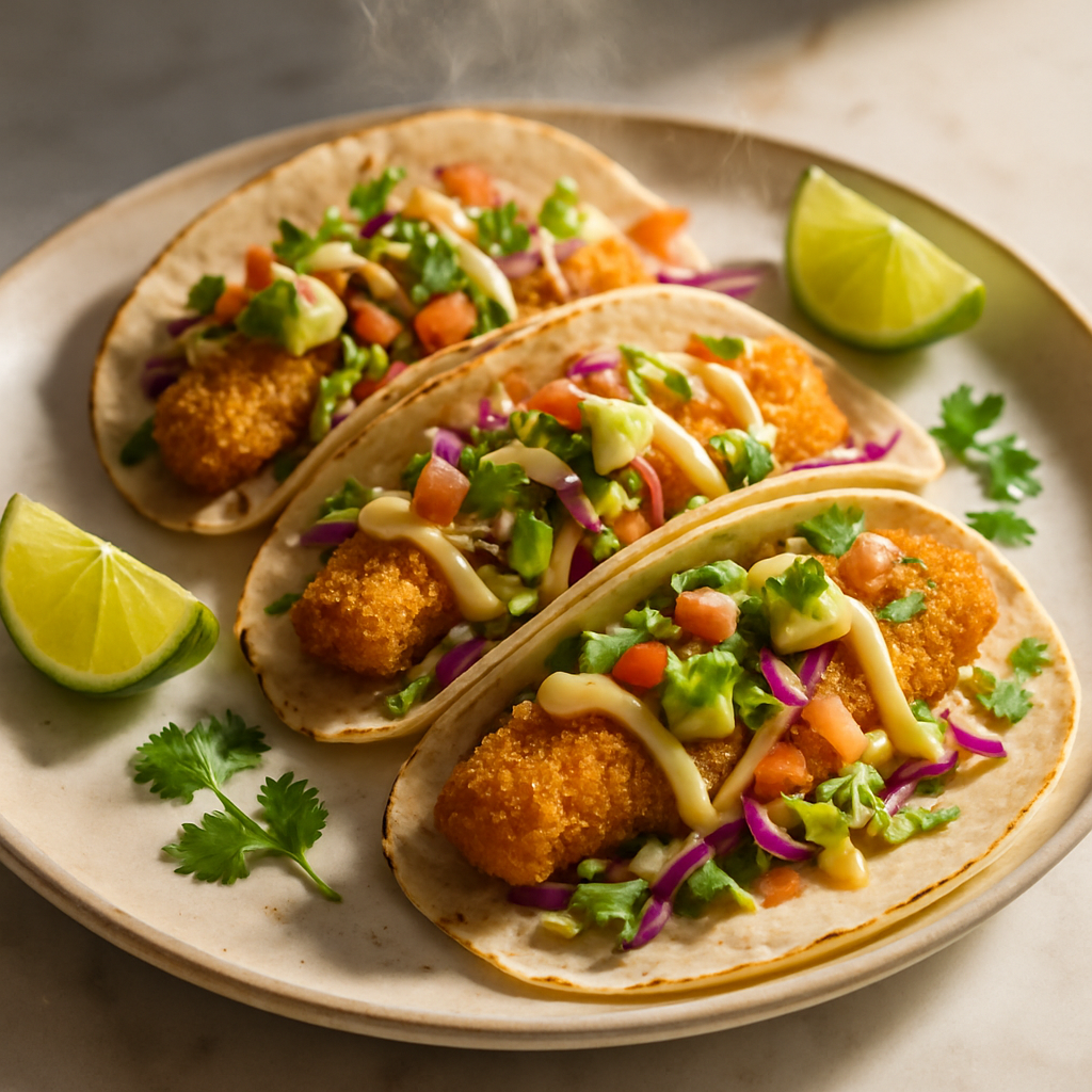 Crispy Baked Fish Tacos