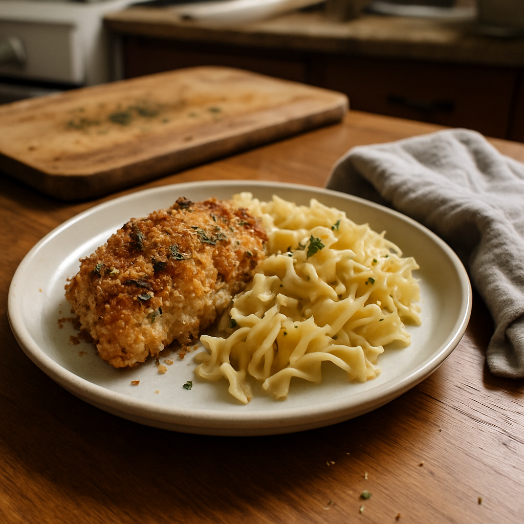 The Crispy Garlic Parmesan Chicken Bake That Will Make You Forget Takeout