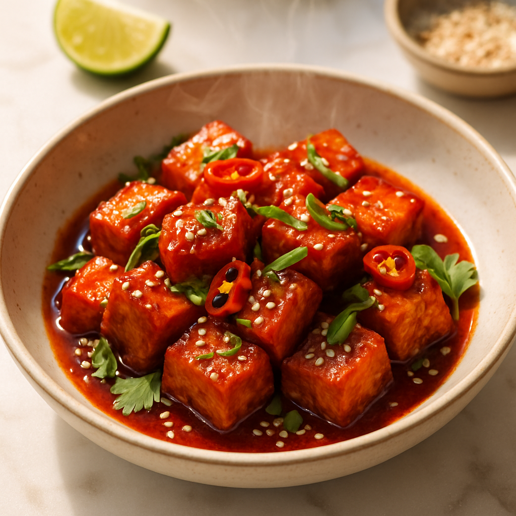 Crispy Gochujang Tofu