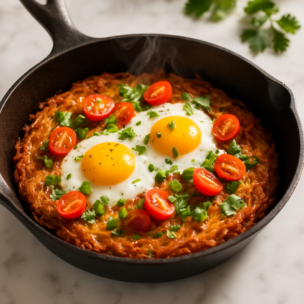 Crispy Hash Brown Skillet