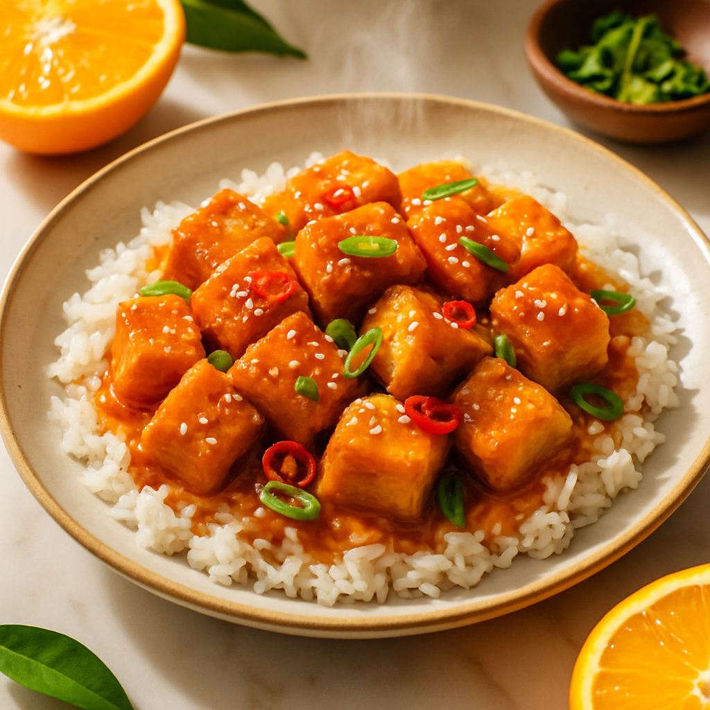 Crispy Orange Tofu