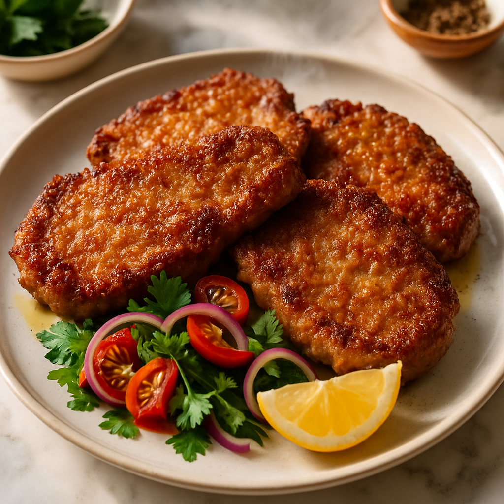 Crispy Pan Fried Pork Cutlets