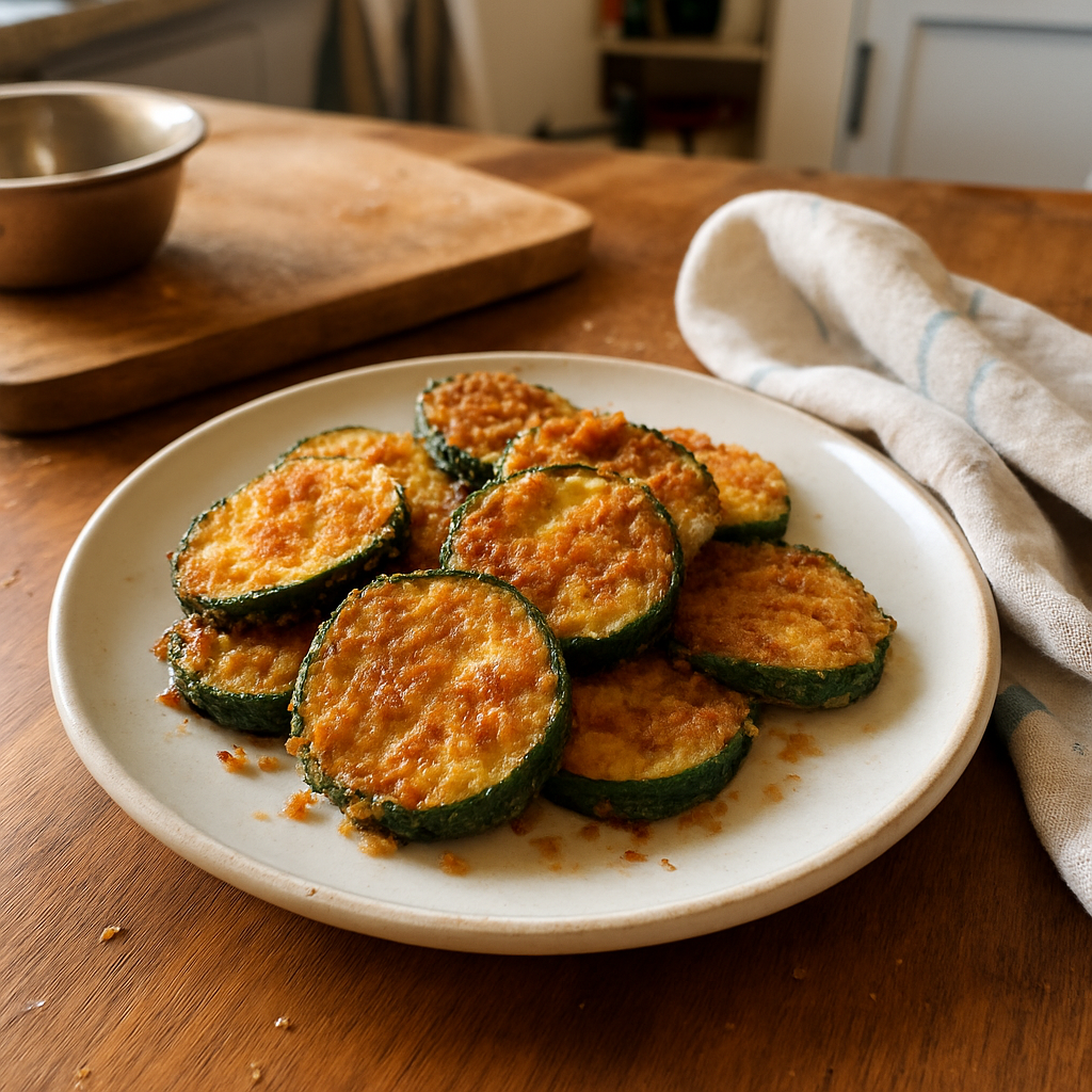 This Crispy Parmesan Crusted Zucchini Will Change Your Keto Game Forever