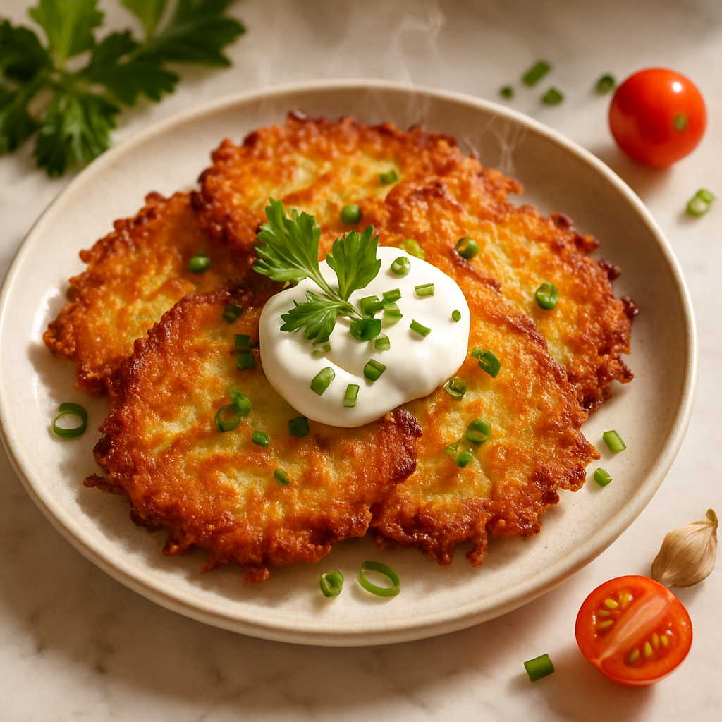 Crispy Polish Potato Pancakes Placki