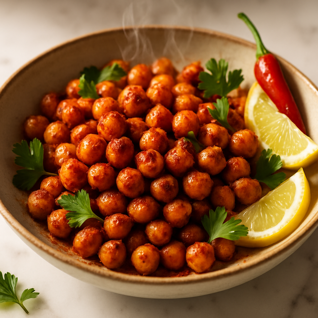 Crispy Roasted Chickpeas with Smoked Paprika