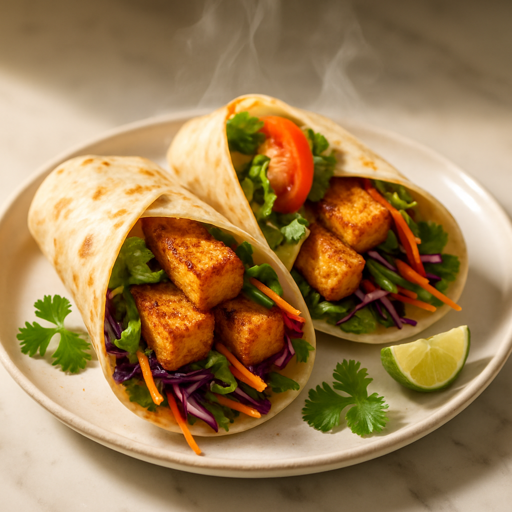 Crispy Tofu Wraps