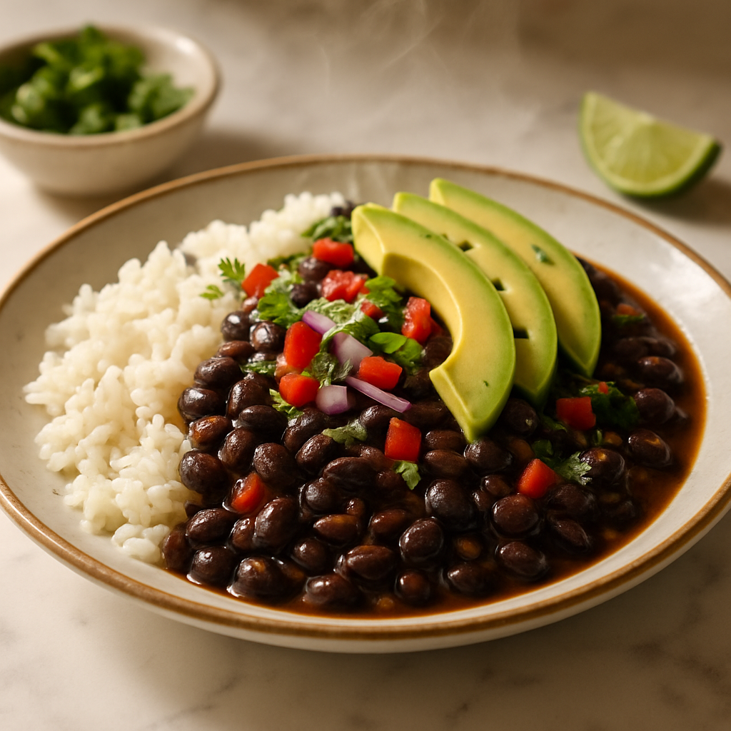 Cuban Black Beans and Rice