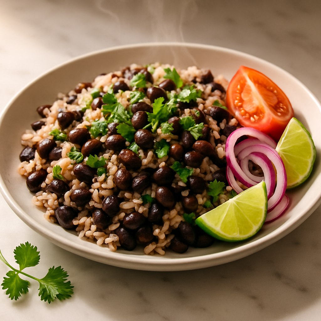 Cuban Black Beans and Rice Moros y Cristianos