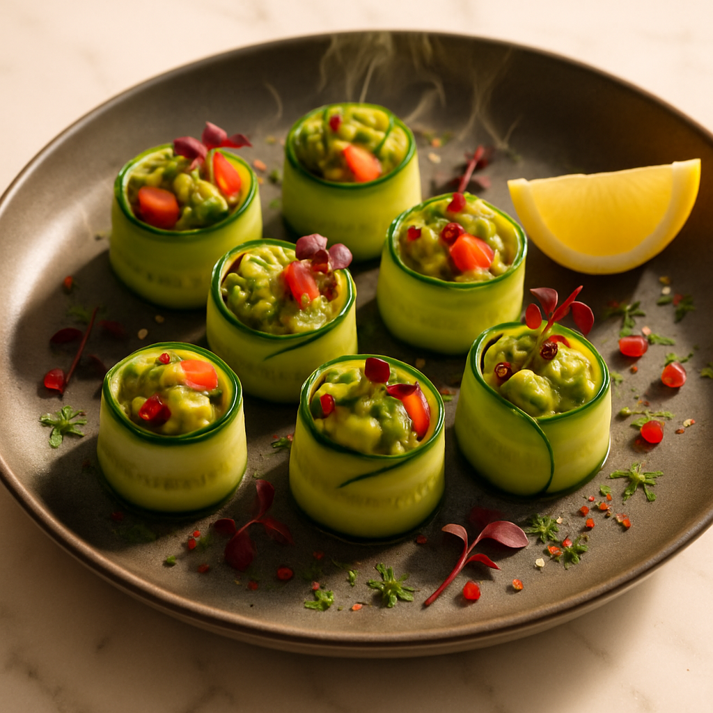 Cucumber Avocado Rolls