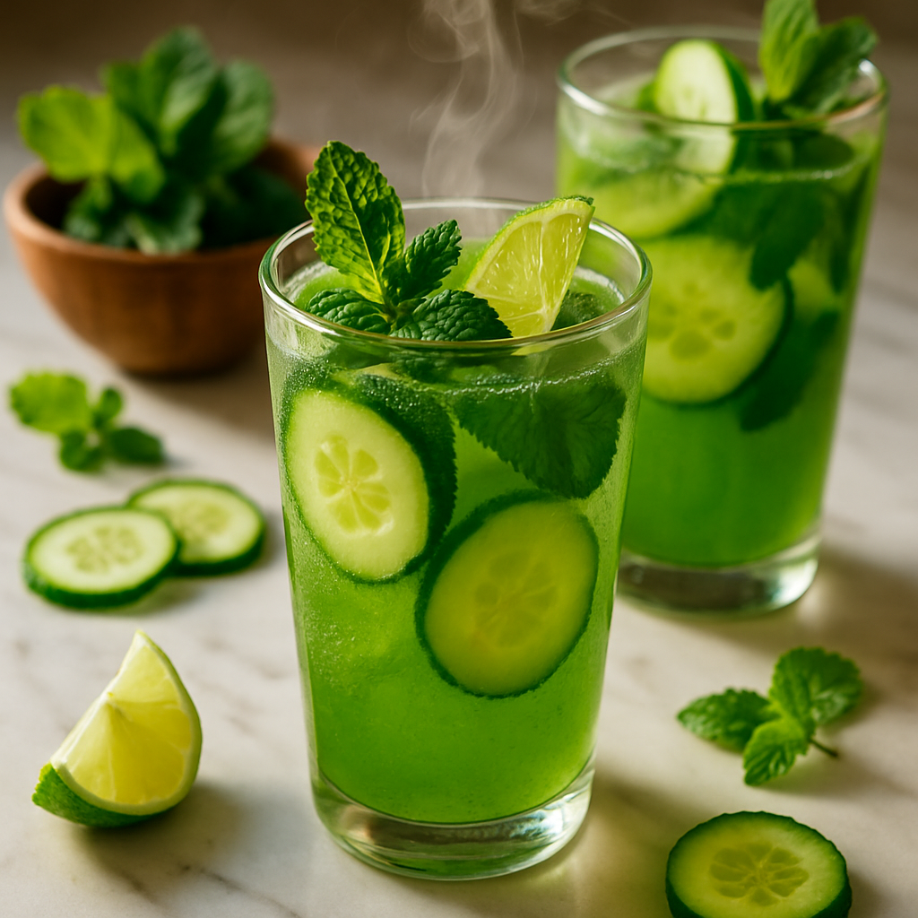 Cucumber Mint Cooler Mocktail
