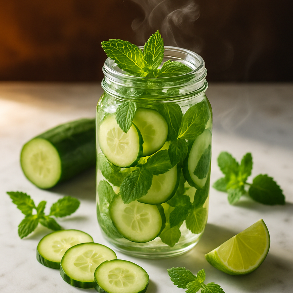 Cucumber Mint Infused Water