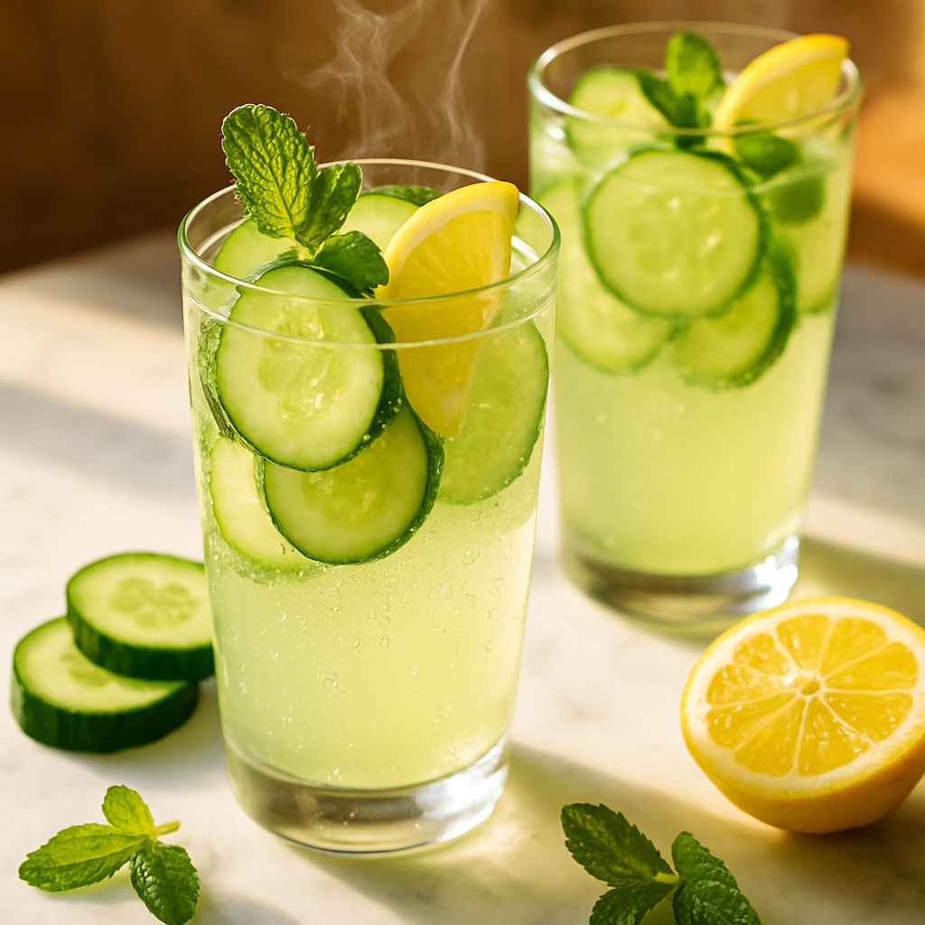 Cucumber Sparkling Lemonade