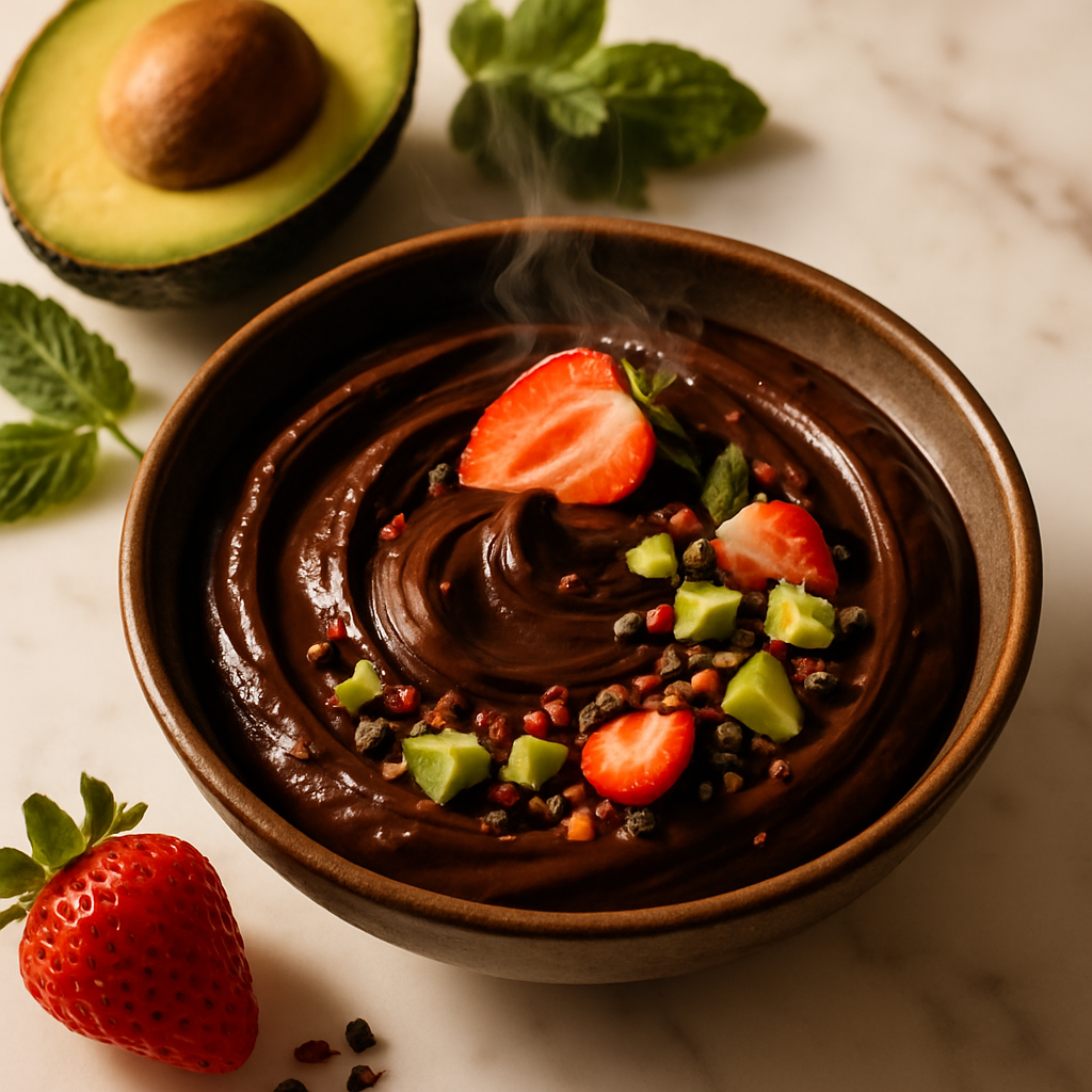 Dark Chocolate Avocado Mousse