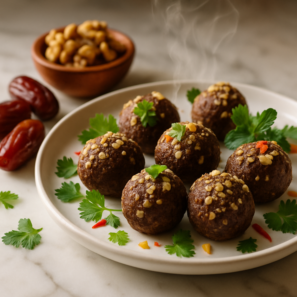 Date Walnut Truffles