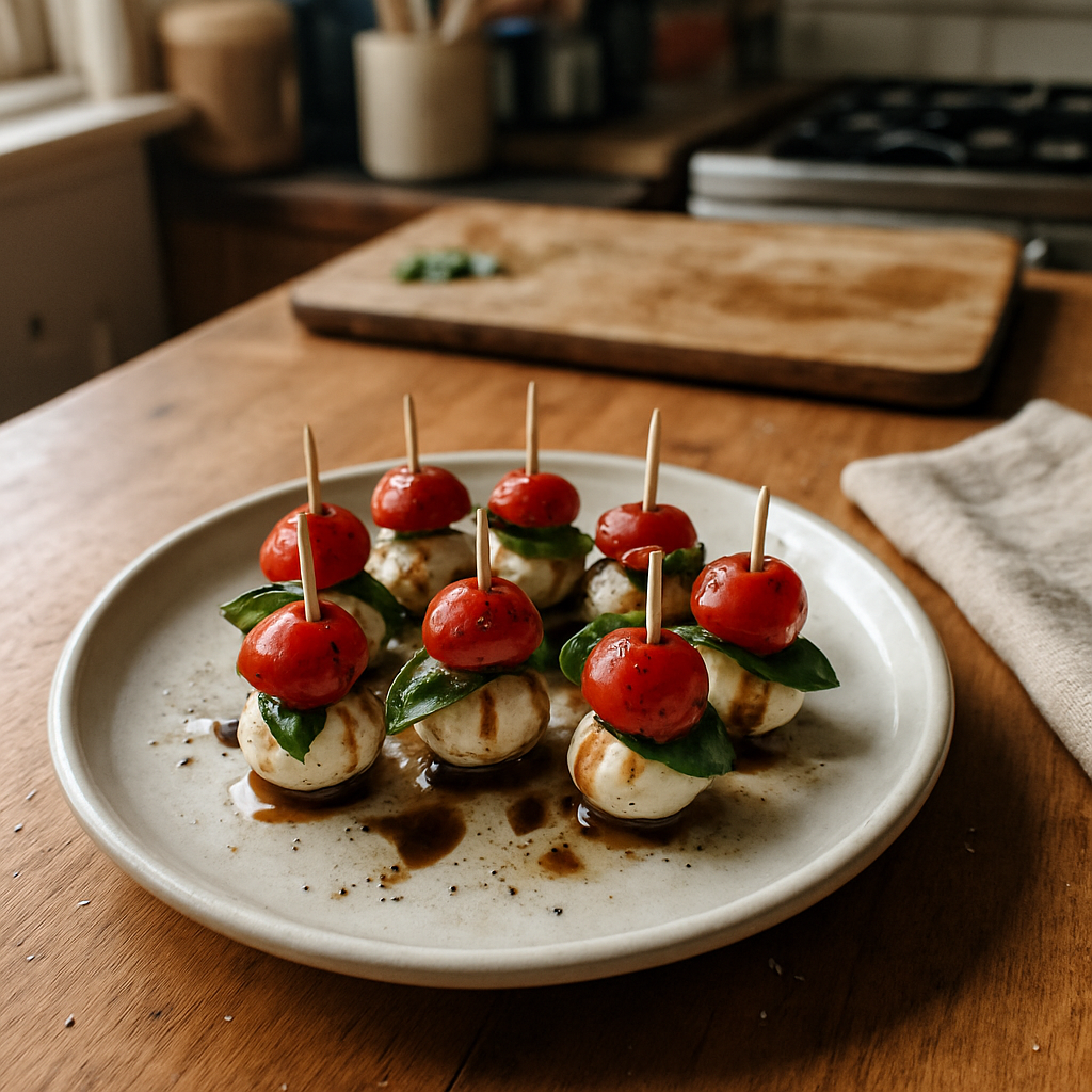 The Dazzling Mini Caprese Skewers That Will Steal the Show at Your Party