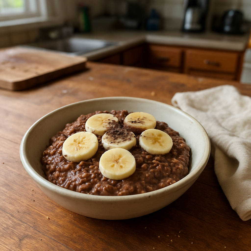 The Decadent Chocolate Banana Overnight Oats You’ll Dream About