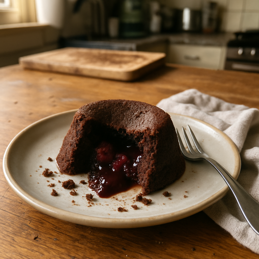 The Decadent Chocolate Lava Cake With a Surprise Berry Center