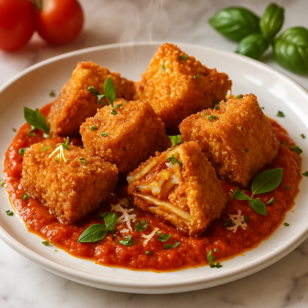 Deep Fried Lasagna Bites