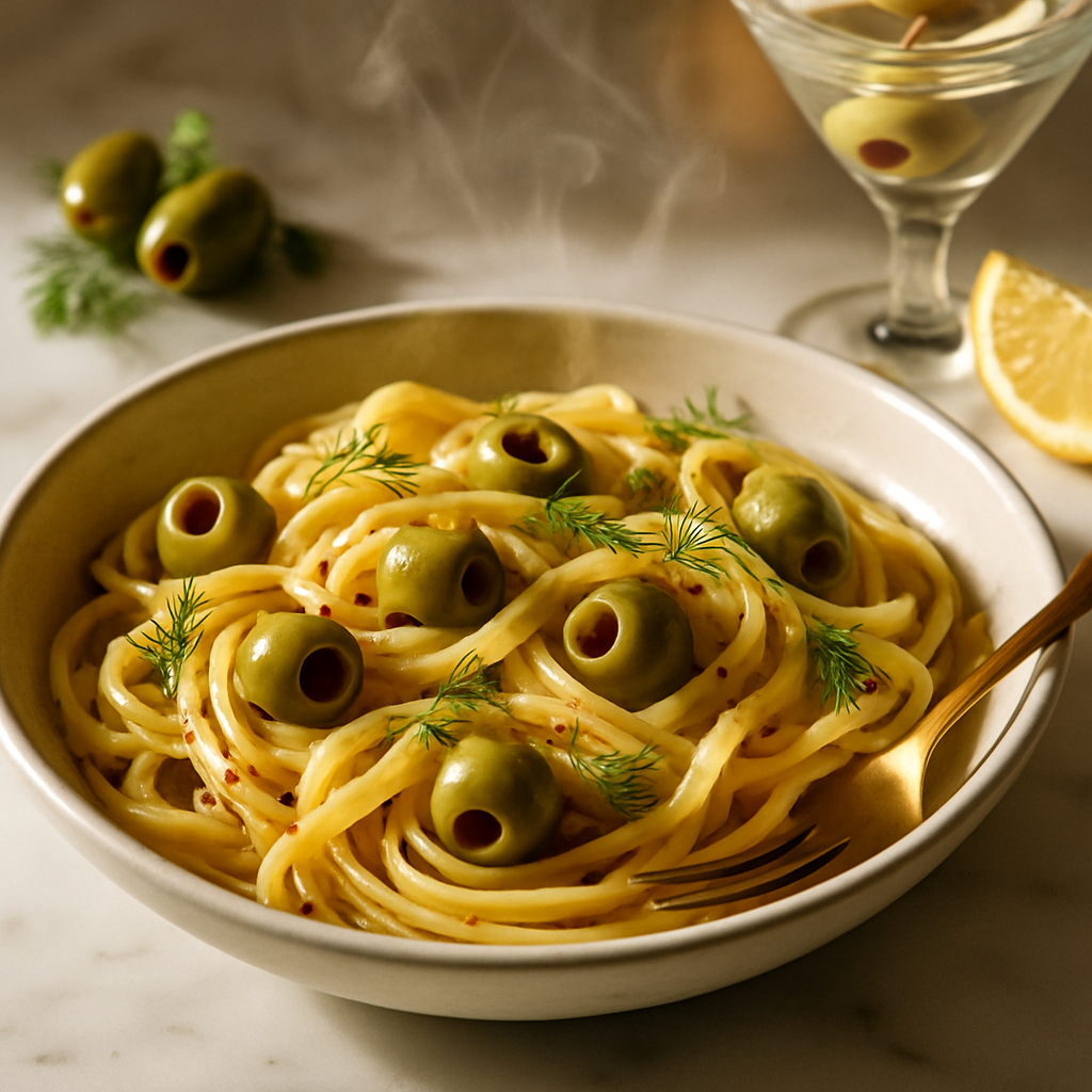 Dirty Martini Pasta