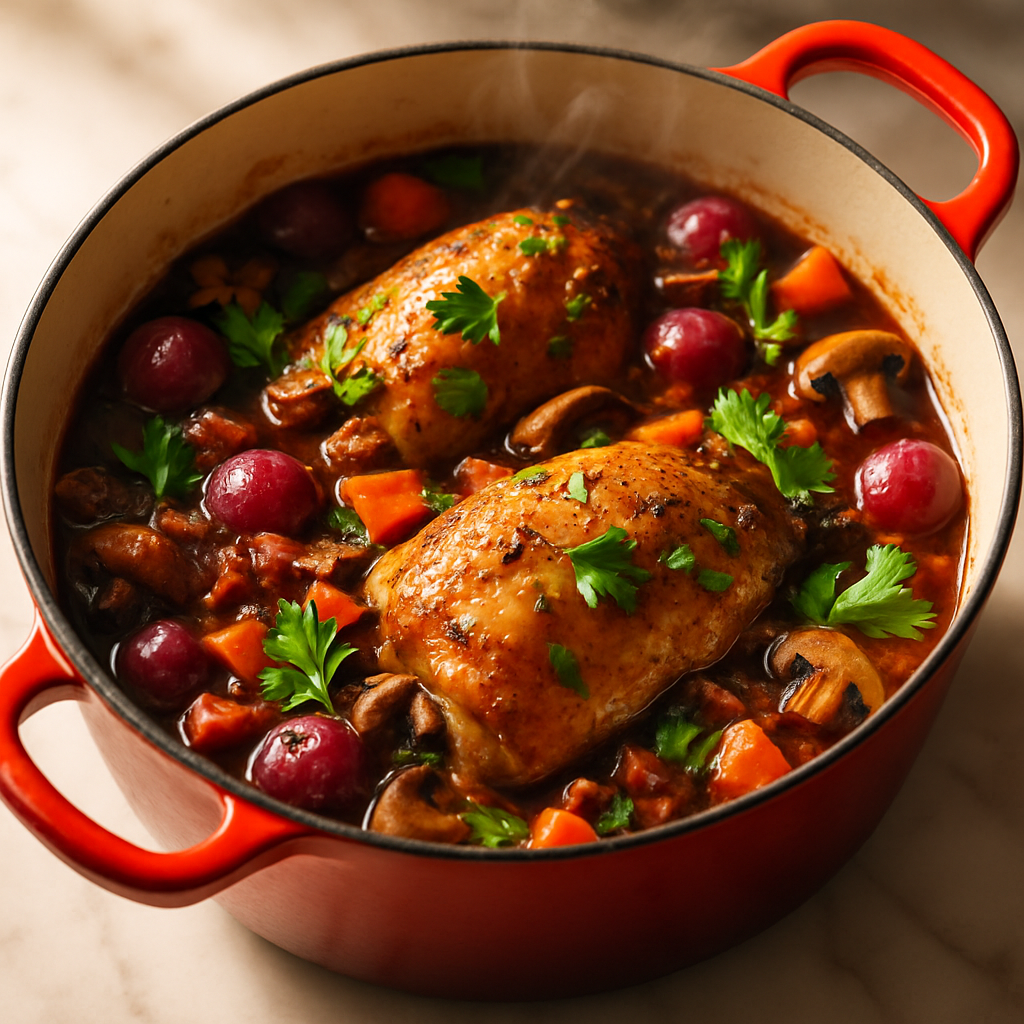 Dutch Oven Coq au Vin