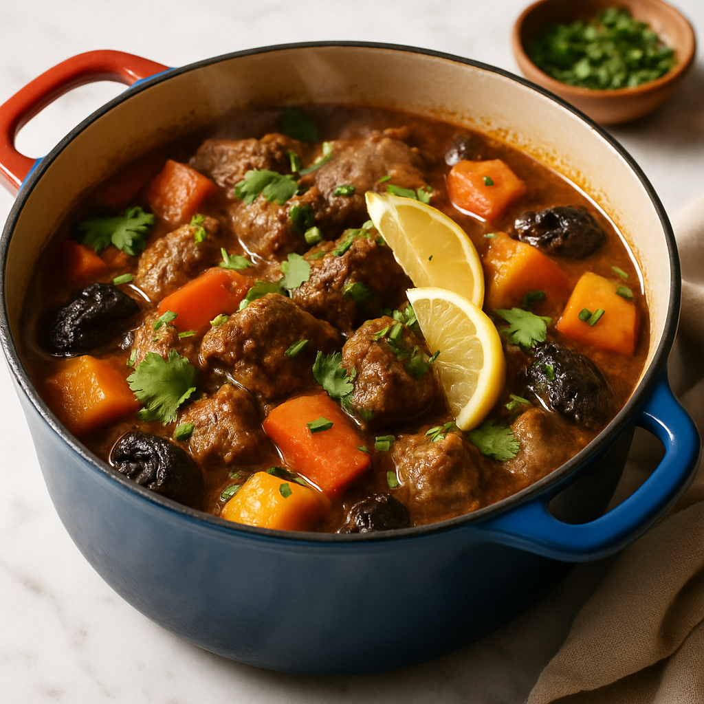 Dutch Oven Lamb Tagine
